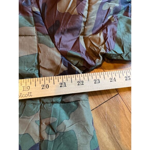 Vans Camouflage‎ Jacket – Size Large, Reversible with Bright Orange Interior - Picture 12 of 16